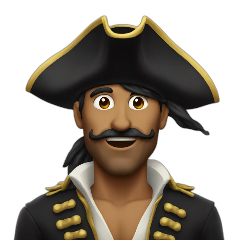 Pirate méchant  emoji