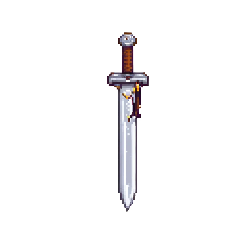 netherite sword pixel art simple iconic emoji