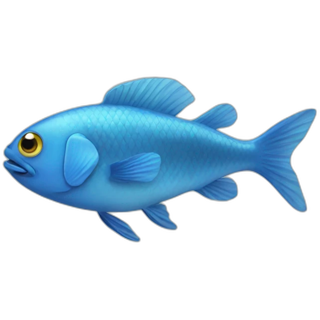 blue fish emoji