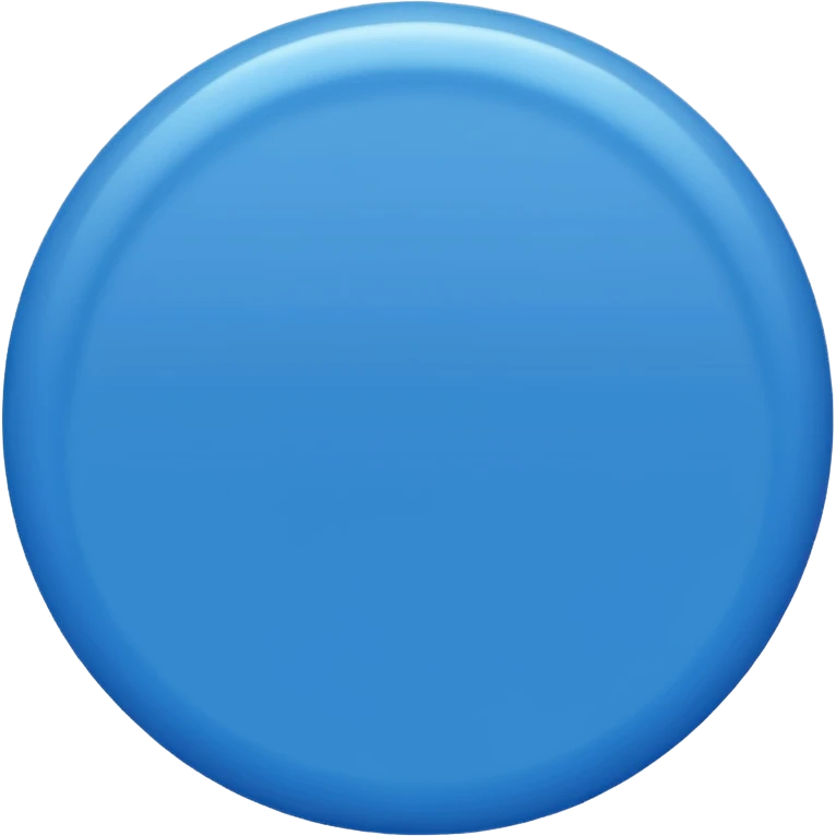 Un círculo celeste  emoji