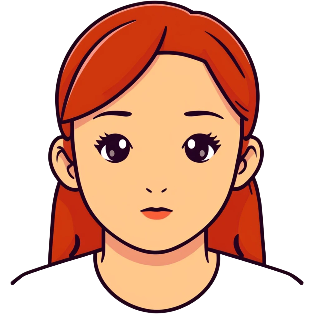 girl with redness under nose emoji