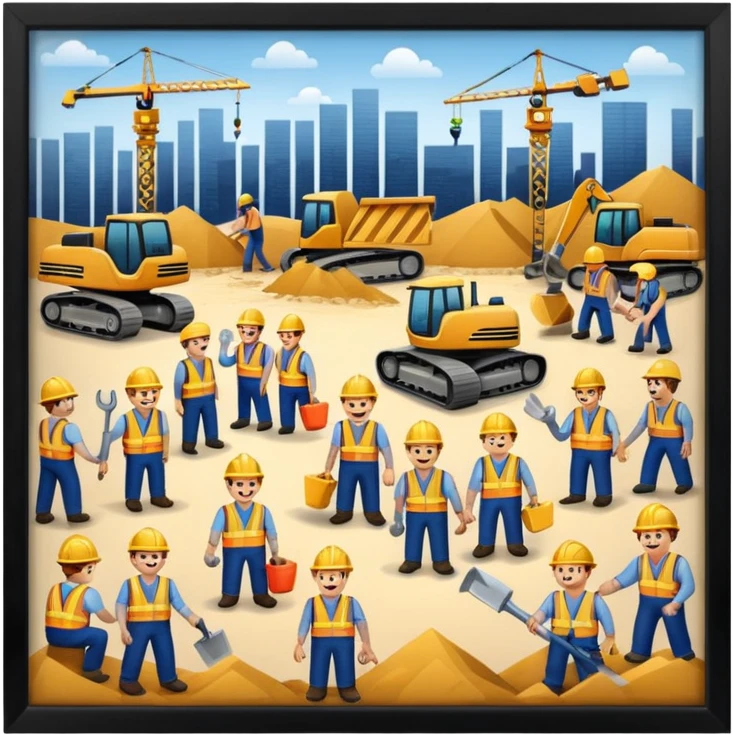 The employer provides work on the site and it is profitable and everyone smiles emoji