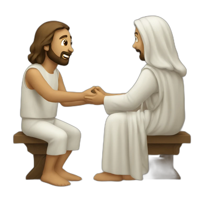 talking to jesus emoji