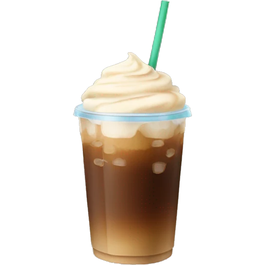Iced coffee  emoji