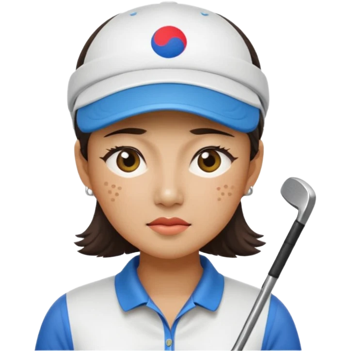 korean women golfer sick profile emoji