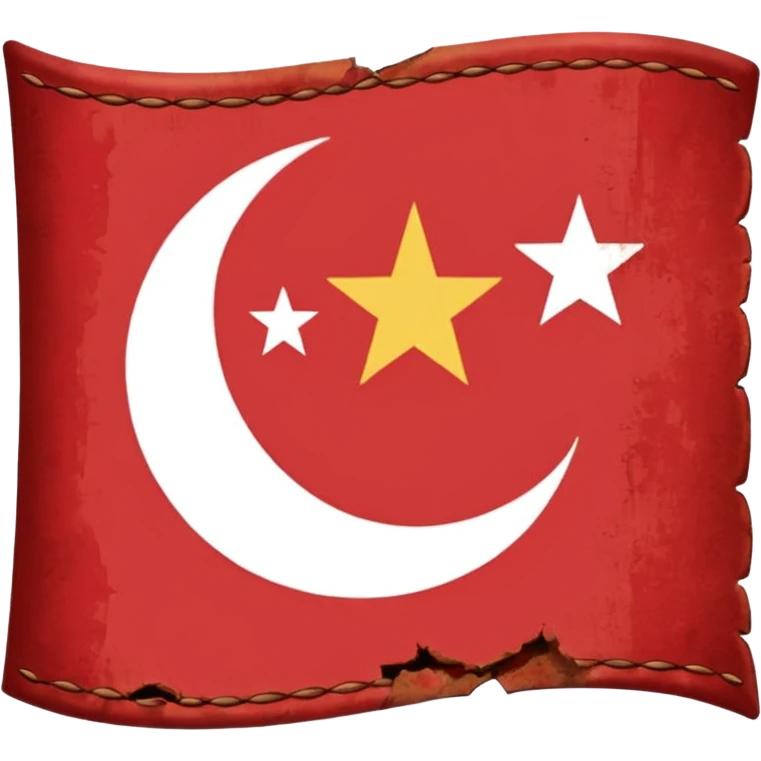 Ottoman Empire flag 1453 years emoji