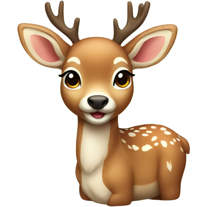 cute deer emoji