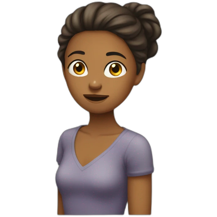 fille qui dabe emoji