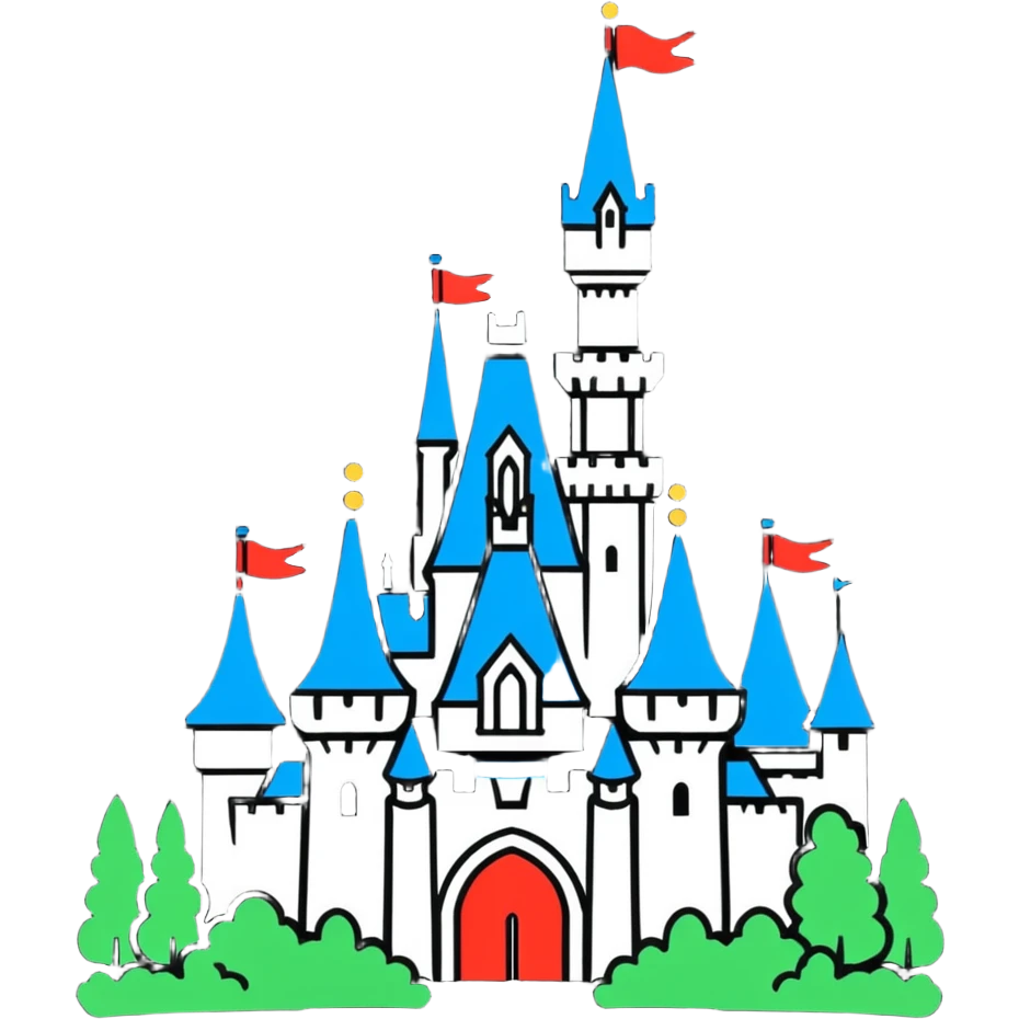 Disney castle emoji