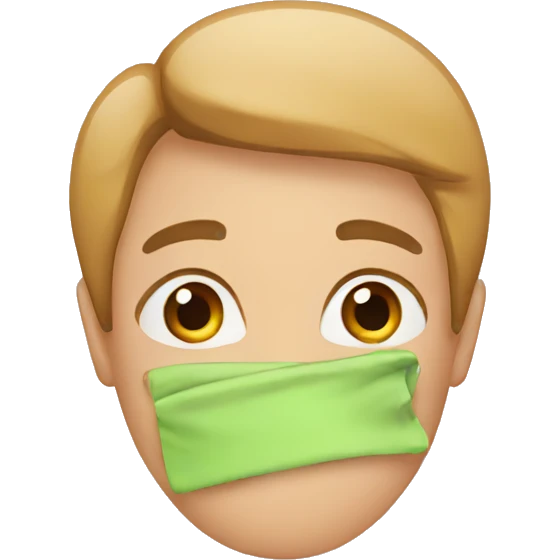 Person covering their mouth emoji