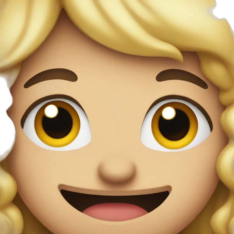 Wink face bite emoji