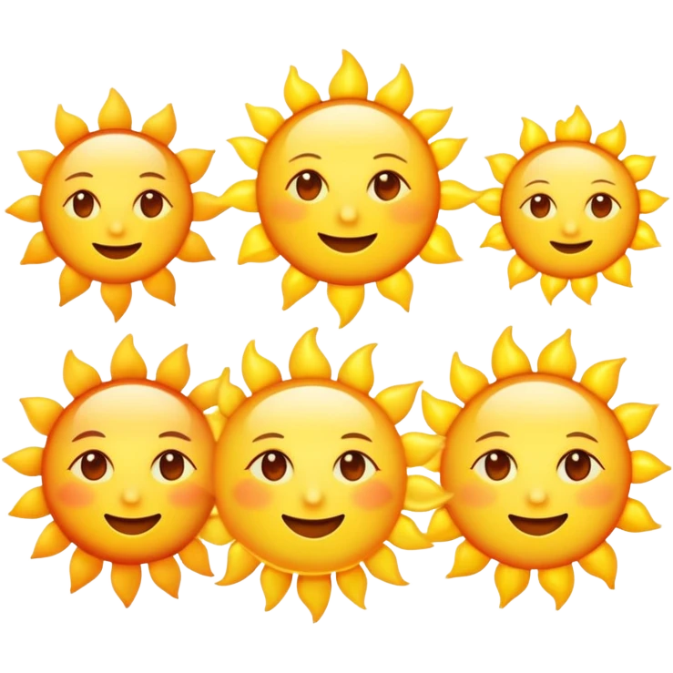 Phases of the sun emoji