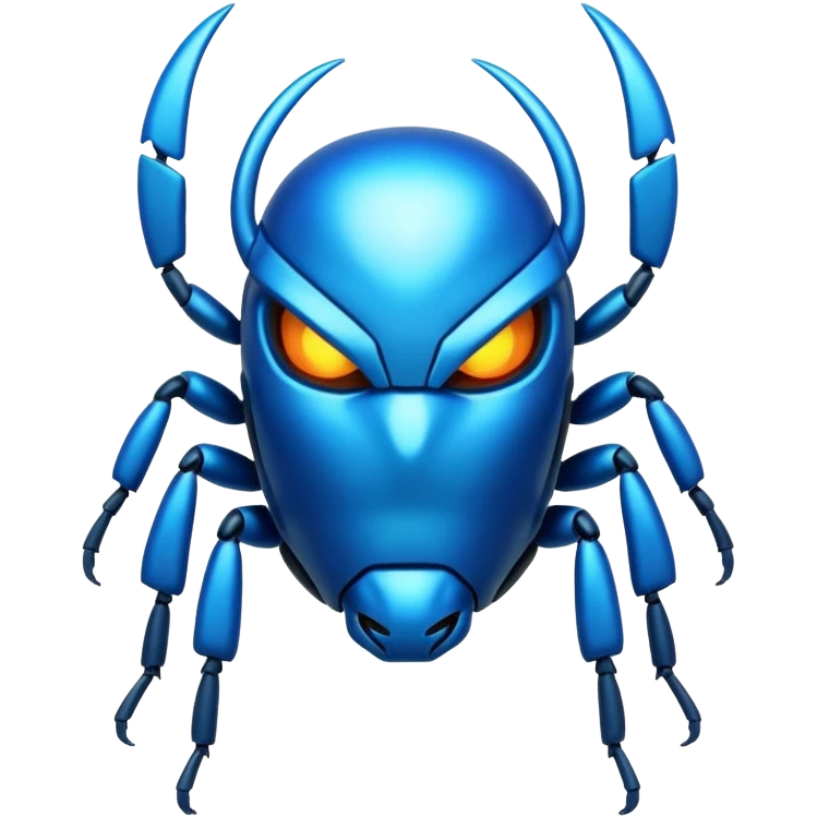 blue beetle emoji