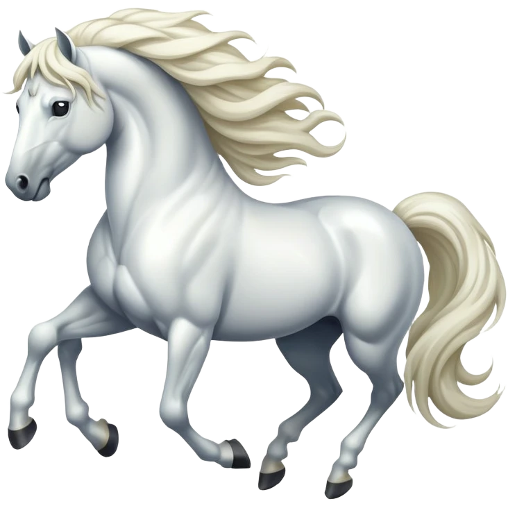 White horse emoji