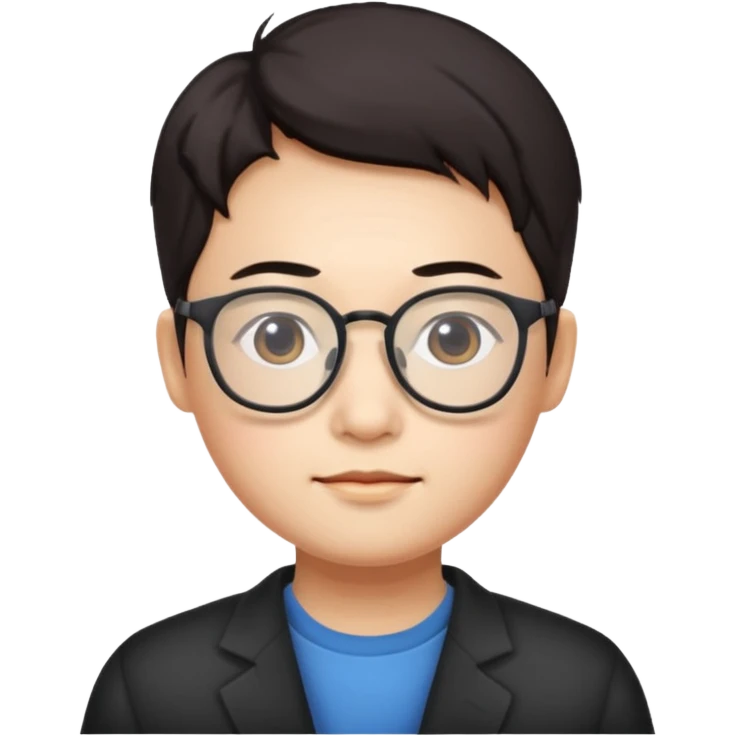 chinese with glasses emoji