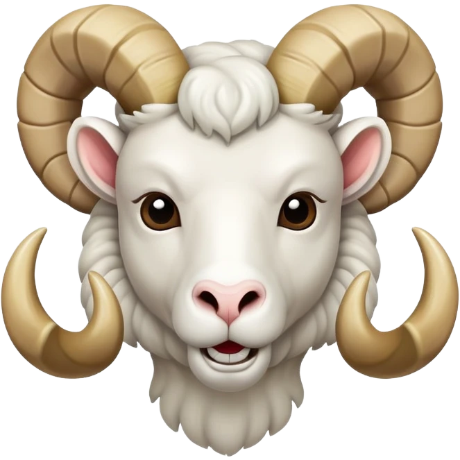 White ram rebel  emoji