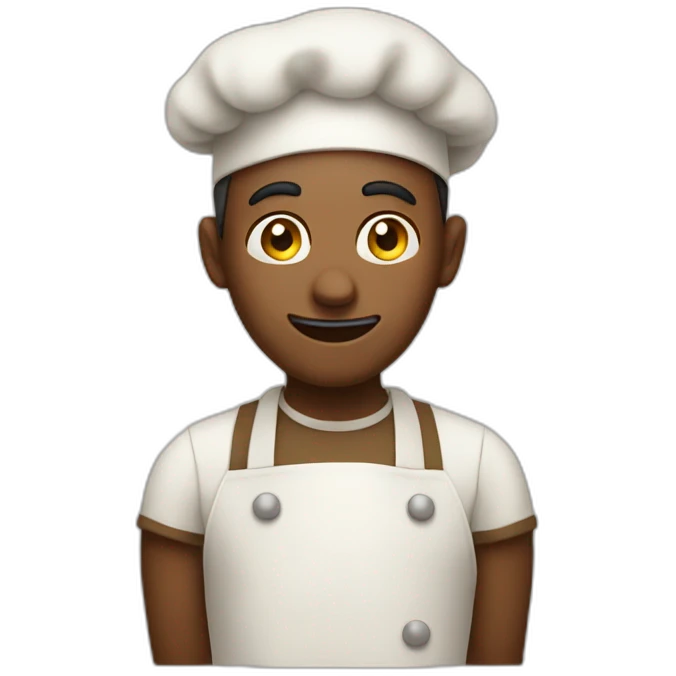 SUprised baker emoji
