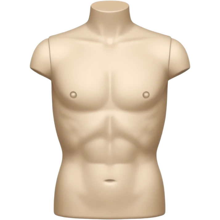 mannequin torso for male emoji