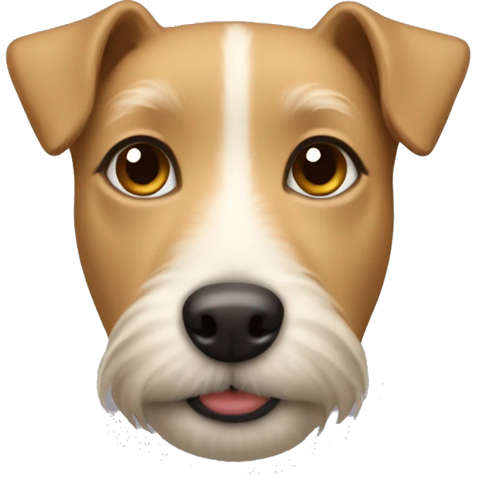 Tan terrier mix emoji