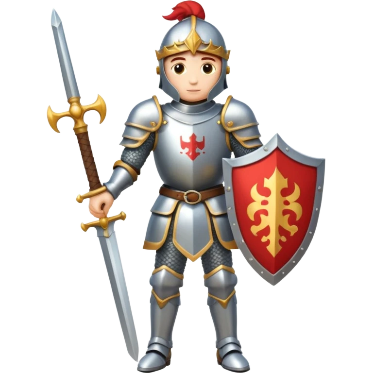 brave knight full body emoji