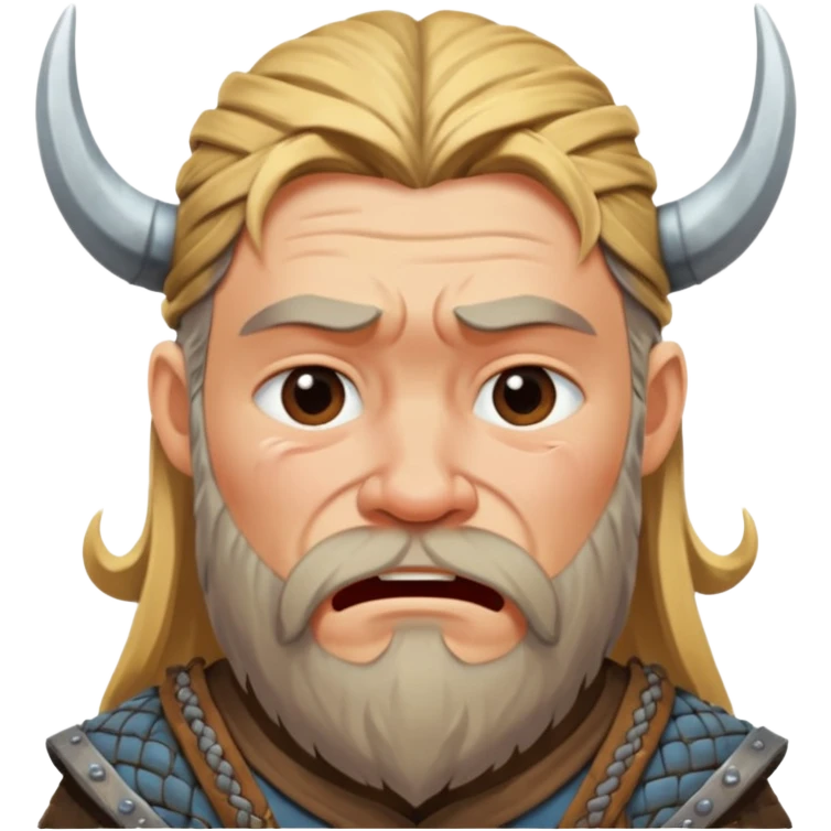 Viking crying emoji