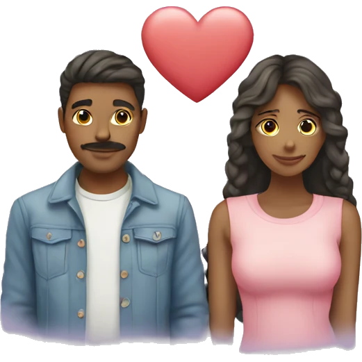 Symbols-Hearts-couple-coloured-pastel-shade emoji