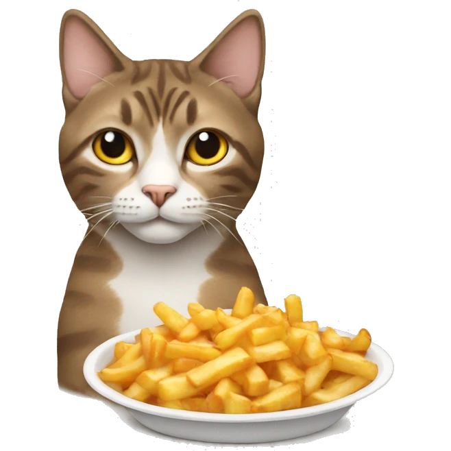 Cat est poutine emoji