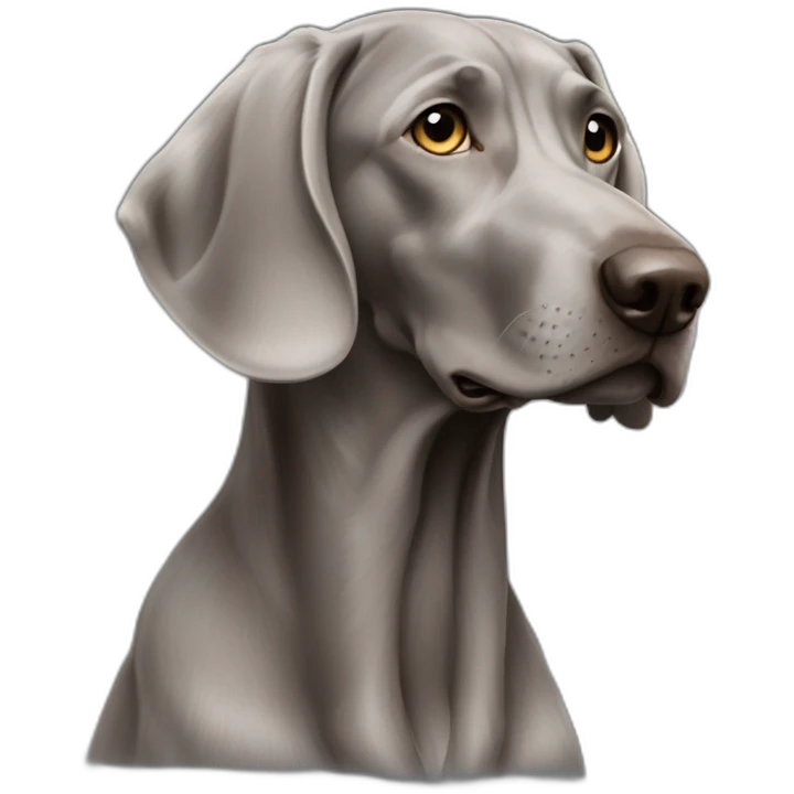 weimaraner longhair emoji