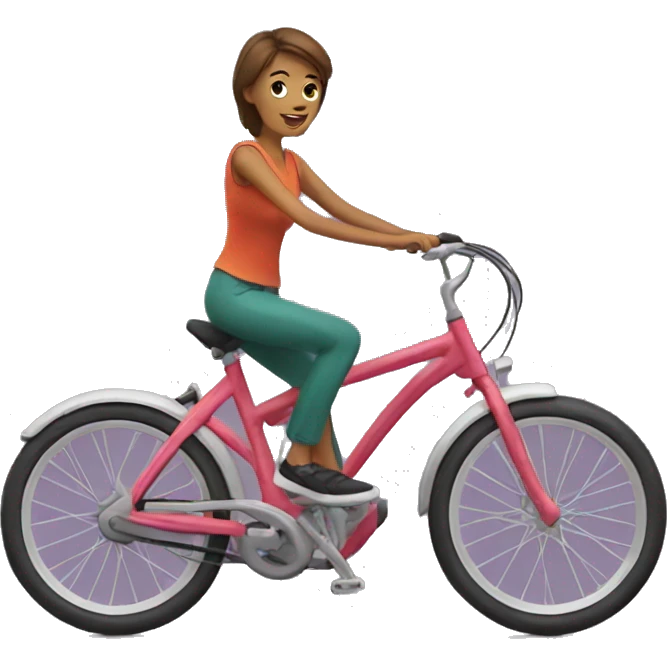 moi sur un velo emoji