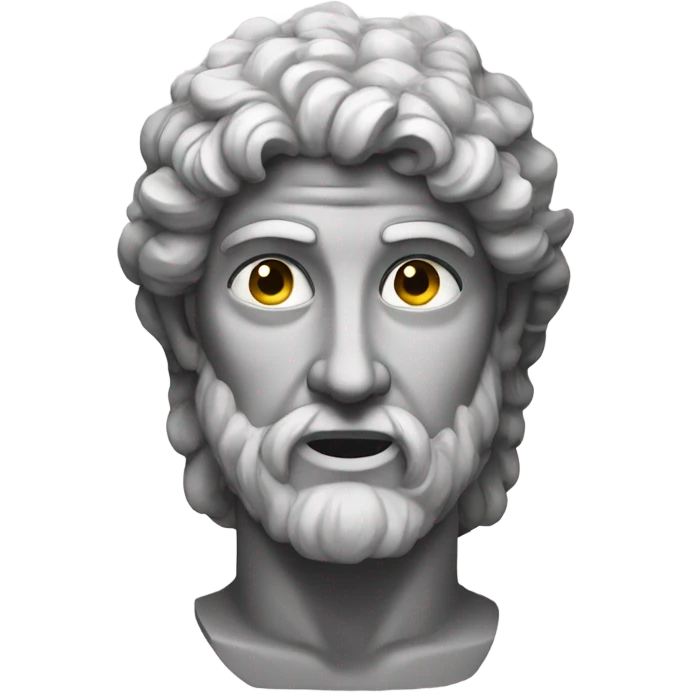 A Young greek Stone God emoji