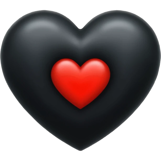 Black heart like this ❤️‍🩹 emoji