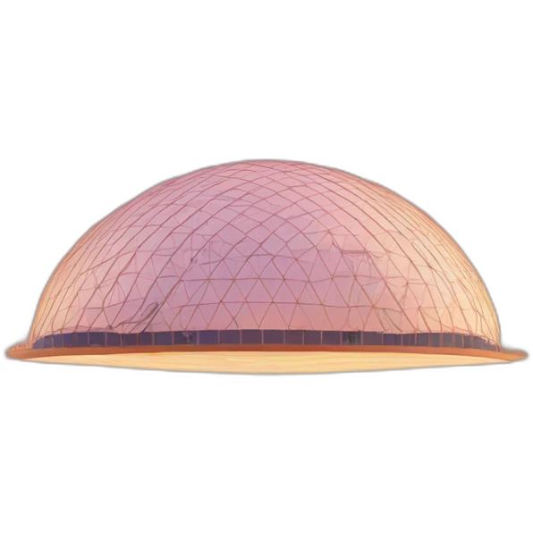 millennium dome london at sunset emoji