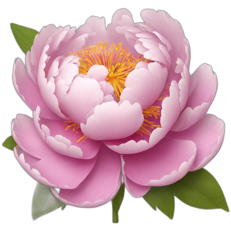 Peony emoji
