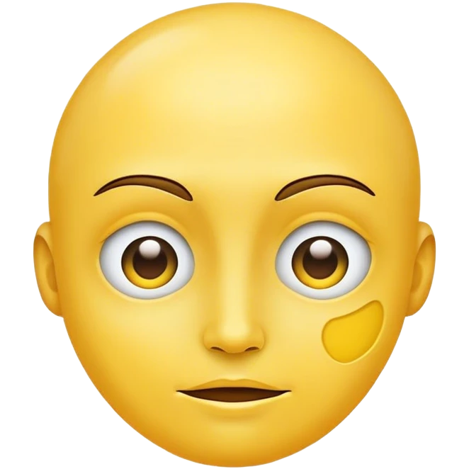yellow face emoji
