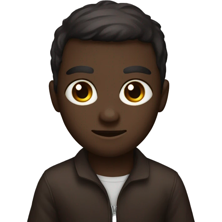 dark brown iris emoji