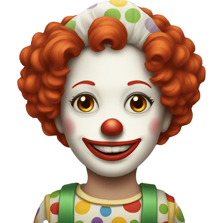 Redhead clown  emoji