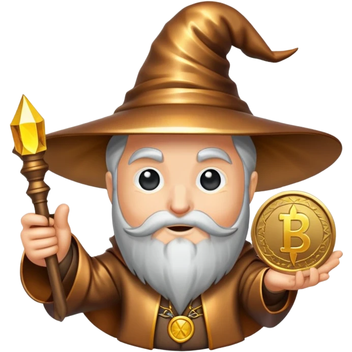 Coin wizard emoji