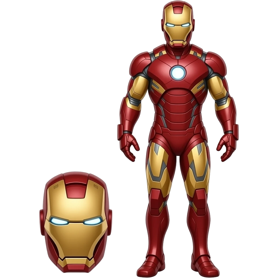Ironman doing an ironman emoji