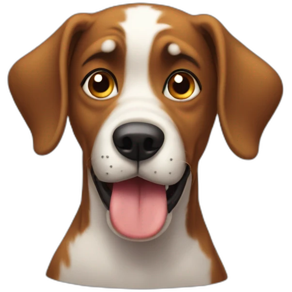Stupid dog emoji