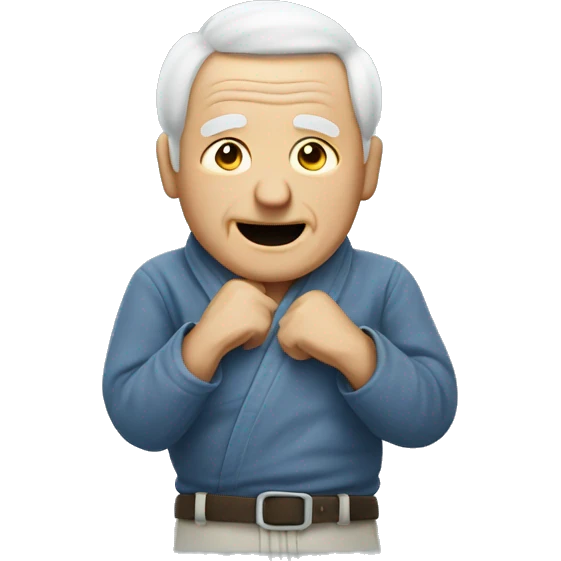 judo between old people in jeans emoji