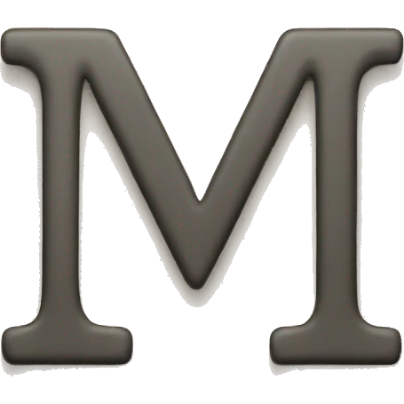 Letter M emoji