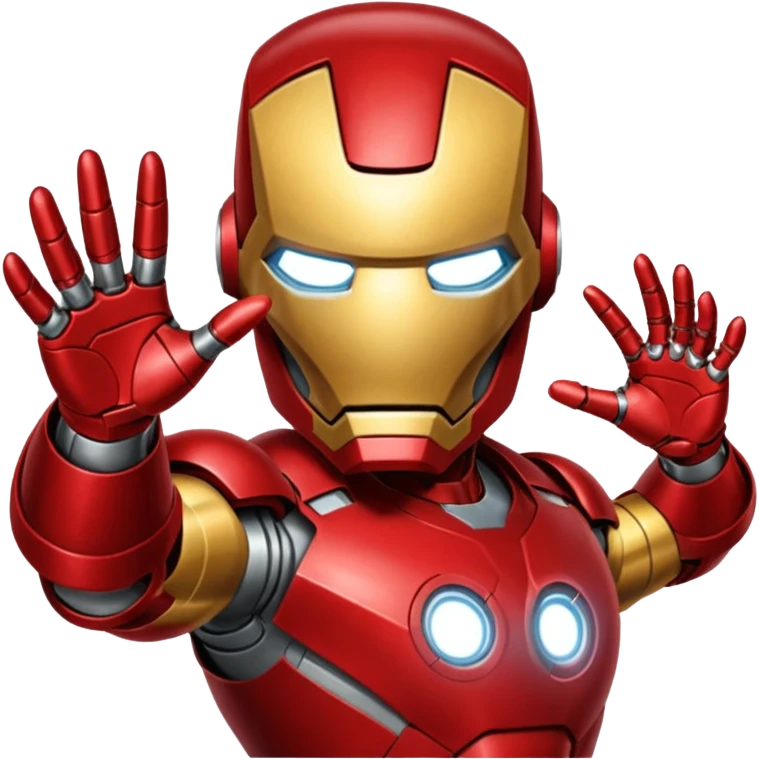 gant de iron man claquement des doigt emoji