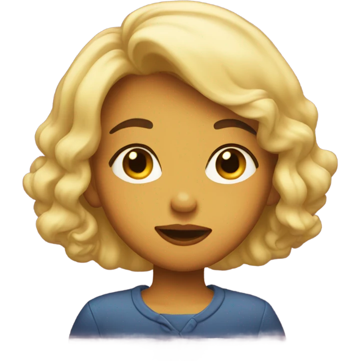 Girl kissy face emoji