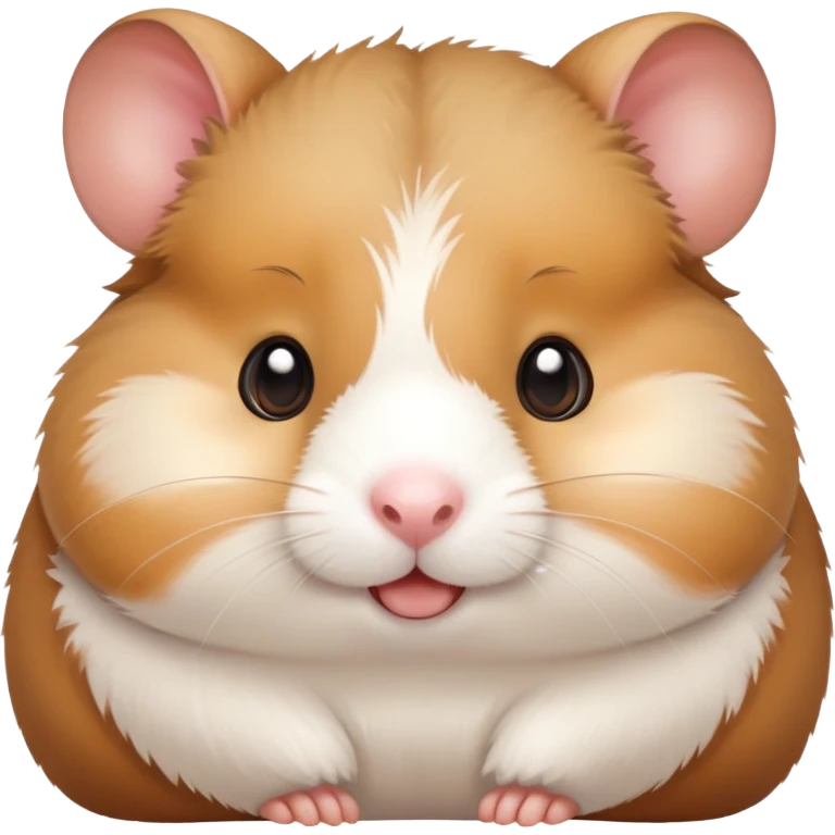 cute hamster with chubby cheeks emoji