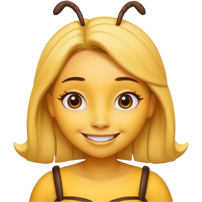 maya de bij met make up emoji