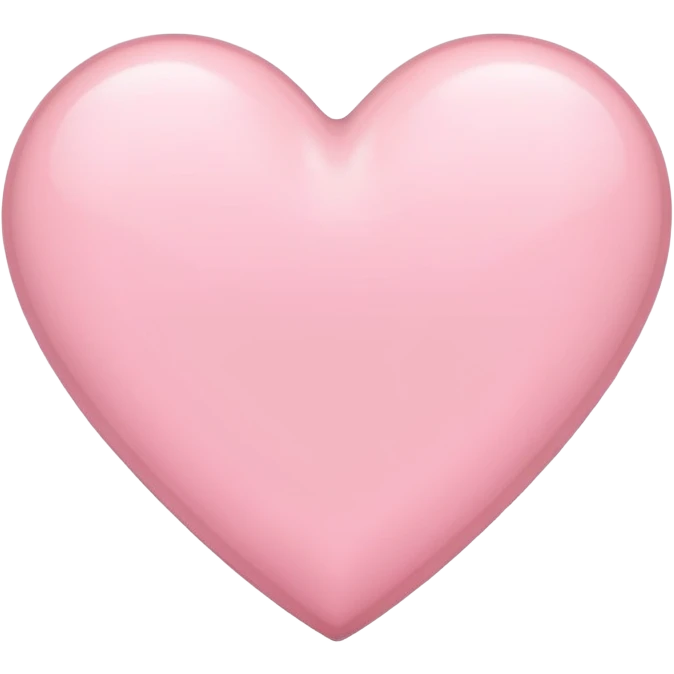 light pink heart emoji
