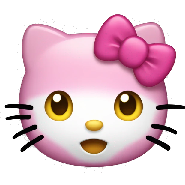 Hello kitty emoji