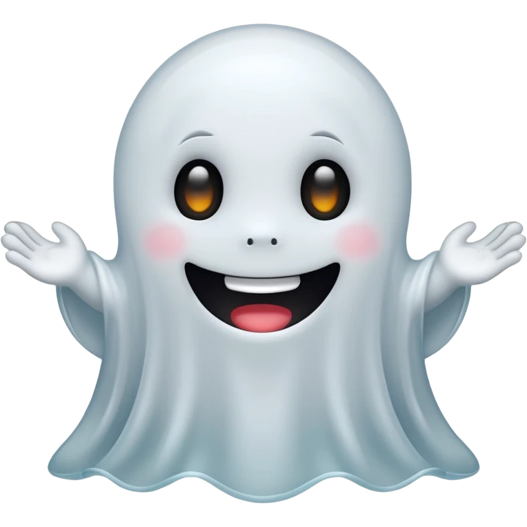 Cute ghost emoji