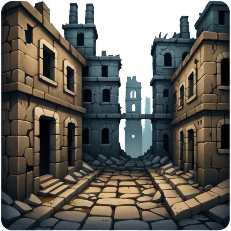 dark corrupted city underground emoji