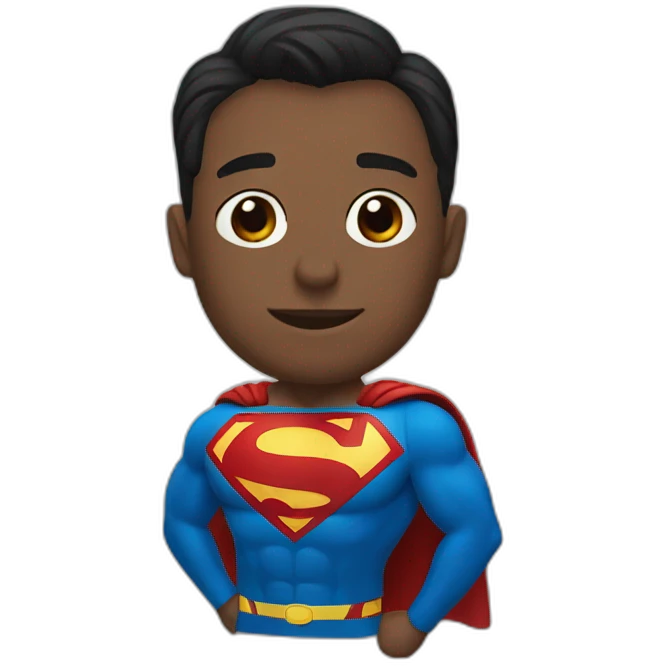 Super man emoji